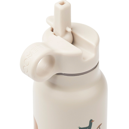 Liewood® Couvercle avec paille et pinceau pour bouteille d'eau Falk 250ml - Sandy