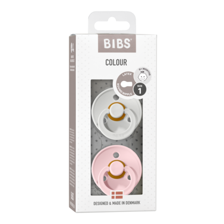 Bibs® (0-36m) Tétine bébé De Lux Silicone Haze & Blossom
