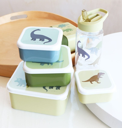 A Little Lovely Company® Set de lunch box Dinosaures