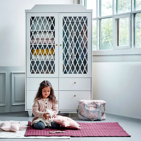 CamCam®  Armoire Arlequin Blanche
