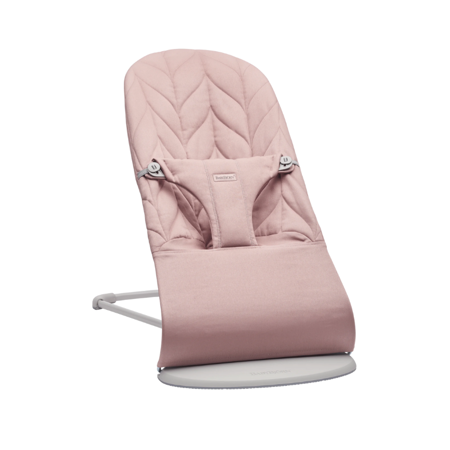 Photo de BabyBjörn® Transat à balance Bliss Coton Petal Quilt Dusty Pink