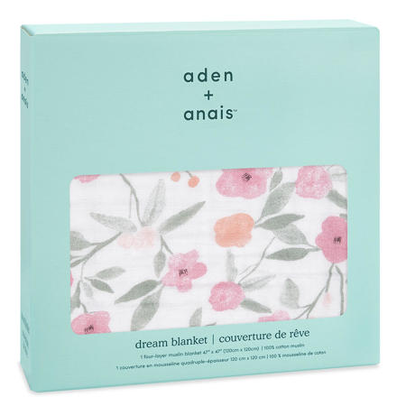 Aden+Anais® Couverture de rêve en coton Ma Fleur 120x120