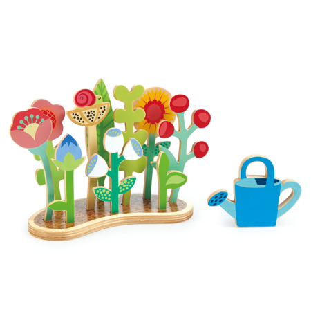 Photo de Tender Leaf Toys® Jardin de fleurs en bois Flower bed