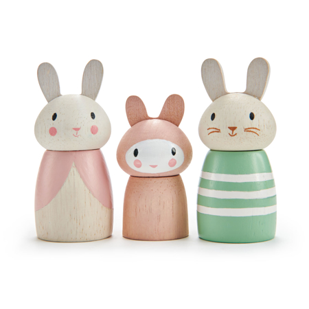 Photo de Tender Leaf Toys® Famille de lapins en bois Bunny Tales