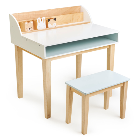 Photo de Tender Leaf Toys® Table avec chaises en bois- Desk and chair