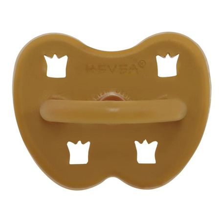 Hevea® Tétine orthodontique en caoutchouc Colourful (3-36m) Turmeric