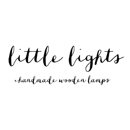Photo de Little Lights® Lampe en bois faite à la main Rainbow Retro