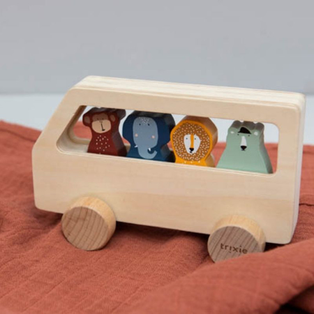 Photo de Trixie Baby® Bus d'animaux en bois