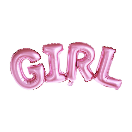 Photo de Party Deco® Ballon "Girl" Pink