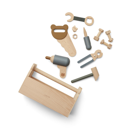Liewood® Ensemble d'outils en bois Luigi Multi Mix