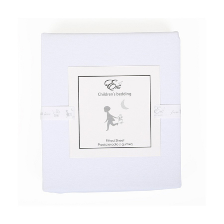 Effiki® Drap-housse 100% coton 70x140 White