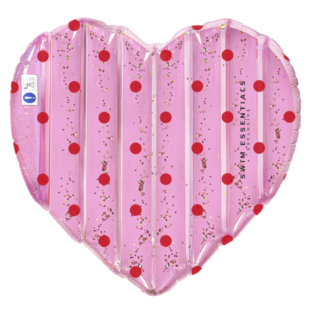 Photo de Swim Essentials® Matelas gonflable Coeur Pink Glitters