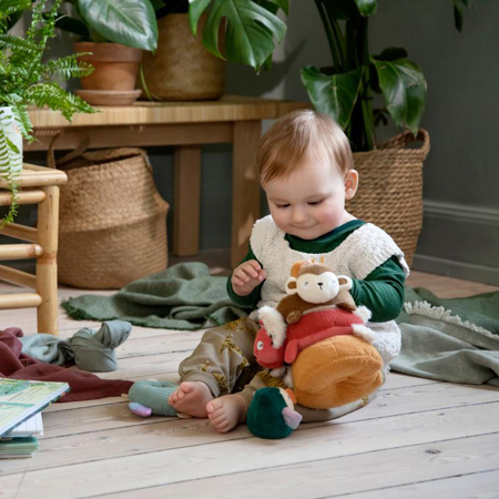 Jouet en bois bébé à empiler Animaux (1-3 ans) Trixie Baby