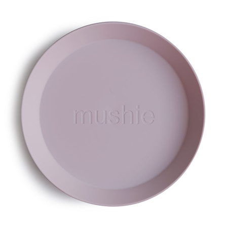 Photo de Mushie® Lot de 2 assiettes Soft Lilac
