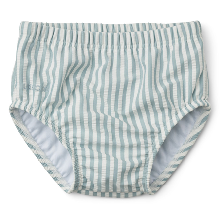 Liewood® Slip de bain bébé Anthony Stripe Sea Blue/White 68/74