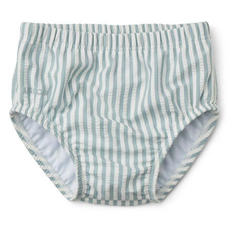 Liewood® Slip de bain bébé Anthony Stripe Sea Blue/White 80/86