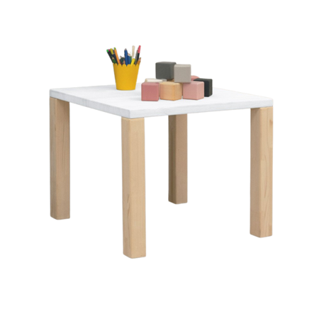 Photo de Benlemi® Table en bois pour enfants  UCHEE White
