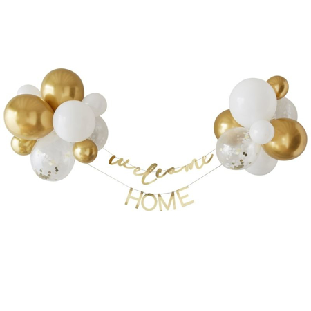 Ginger Ray® Banderole "Welcome Home"avec Ballons