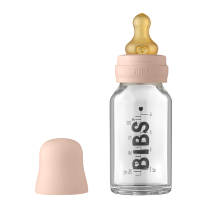 Bibs® Biberon en verre et son kit complet 110ml Blush 