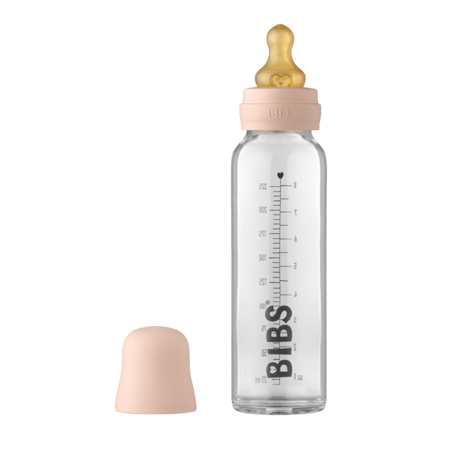 Bibs® Biberon en verre et son kit complet  225ml Blush