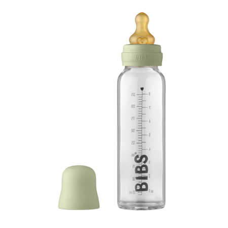 Bibs® Biberon en verre et son kit complet  225ml  Sage