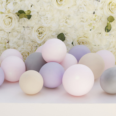 Photo de Ginger Ray® Pack de ballons Pink, Grey, Nude&Lilac