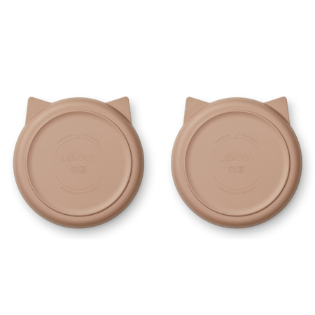 Liewood® 2 Assiettes Mae, Cat/Pale Tuscany