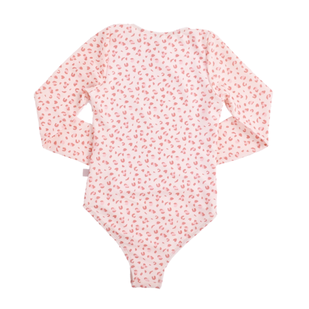 Swim Essentials®  Maillot de bain manches longues Old Pink Leopard