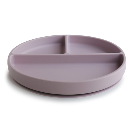 Mushie® Assiette en silicone Soft Lilac