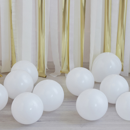 Photo de Ginger Ray® Pack de ballons mosaïques White