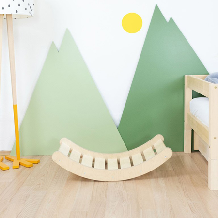 Photo de Benlemi® Balance d'équilibre pour bébé Montessori ROKIT Natural