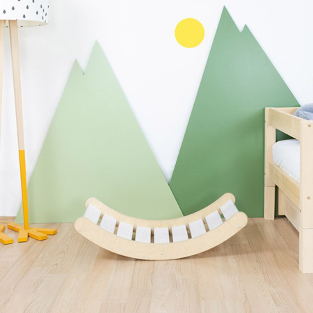 Photo de Benlemi® Balance d'équilibre pour bébé Montessori ROKIT White