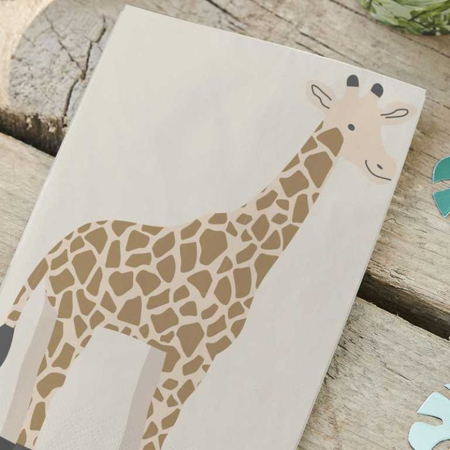 Ginger Ray® Serviettes en papier Giraffe