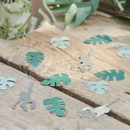 Ginger Ray® Confettis pour table Leaf & Monkey
