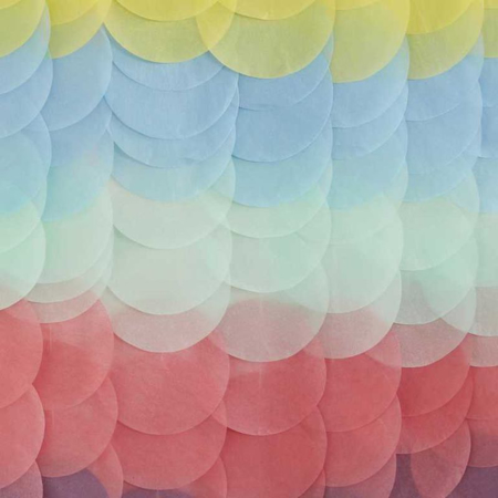 Ginger Ray® Rideau décoratif en papier Rainbow