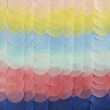 Photo de Ginger Ray® Rideau décoratif en papier Rainbow