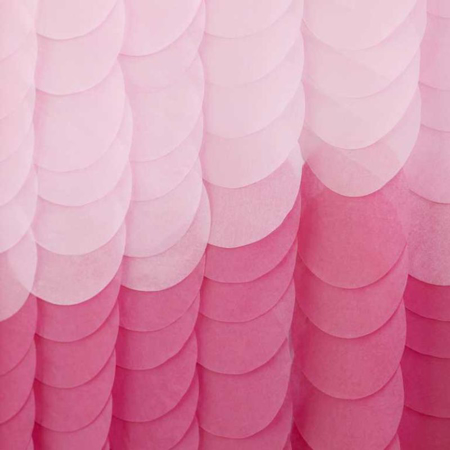 Ginger Ray® Rideau décoratif en papier Pink Ombre