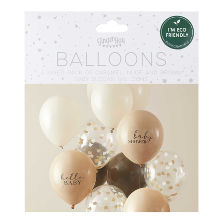 Photo de Ginger Ray® Ballons avec et sans confettis pour Baby Shower 