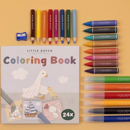 Little Dutch® Crayons (de cire) de couleurs