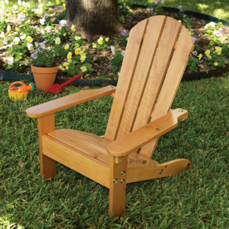 Photo de KidKratft® Chaise d'extérieur pour enfants Natural 