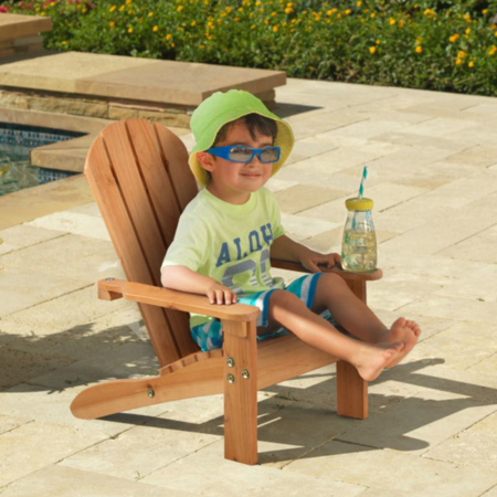 Photo de KidKratft® Chaise d'extérieur pour enfants Natural 