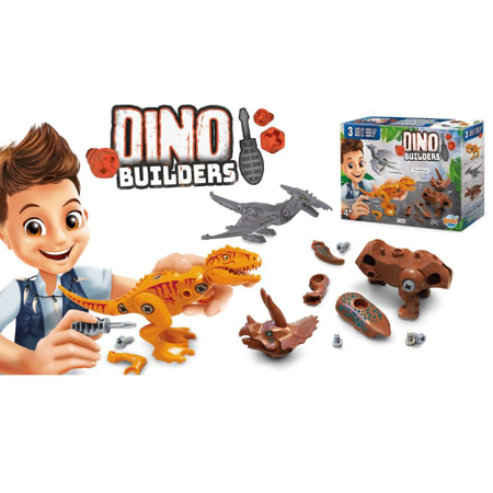 Buki® Set d'assemblage Dino Builders