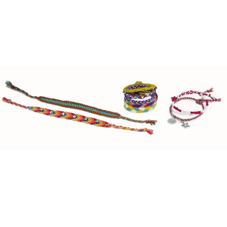 Buki® Set creatif pour créer des bracelets Friendship
