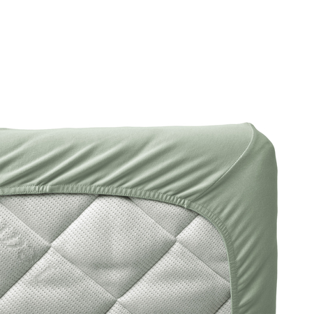 Leander® Drap housse pour lit de bébé, 2 pièces Sage Green 120x60
