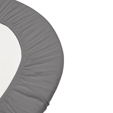Leander® Drap housse pour lit de bébé Cool Grey 120x60 (2 pièces)