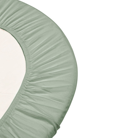 Leander® Drap housse pour lit de bébé Sage Green 120x60 (2 pièces)