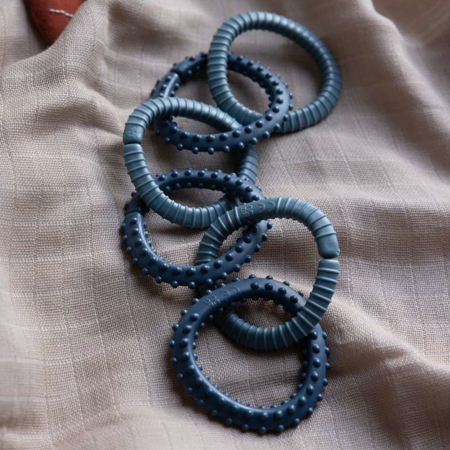 Photo de Sebra® Jeu de 10 anneaux polyvalents Vintage Blue