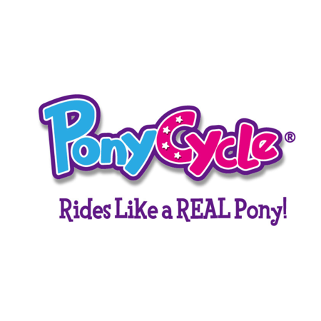 Photo de PonyCycle® Cheval sur roues Chocolate Brown avec sabot Blanc (3-5A)