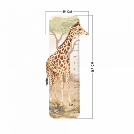 Yokodesign® Autocollant Safari Giraffe