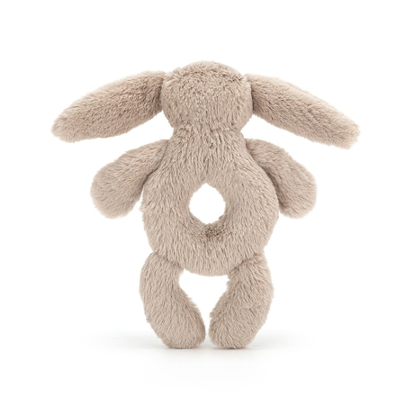 Photo de Jellycat® Doudou/Couverture Bashful Beige Bunny Grabber 18cm